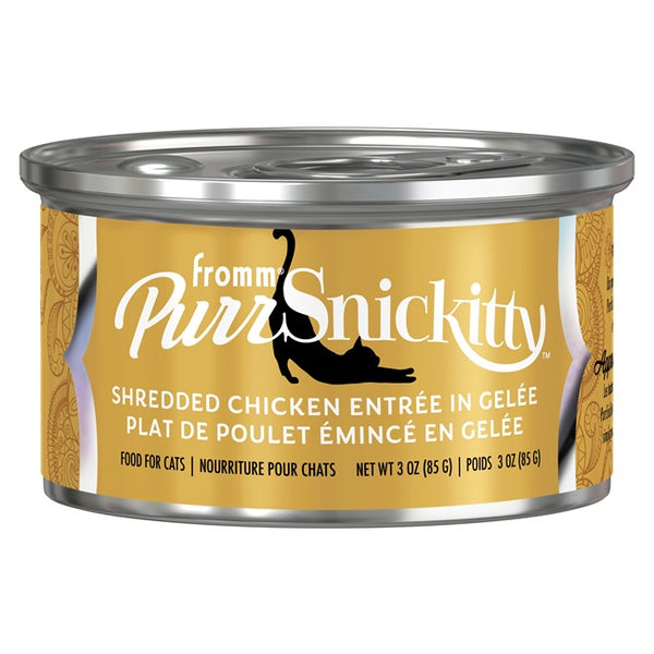 FROMM PurrSnickitty CAT CAN Shredded Chicken in Gelee 3oz