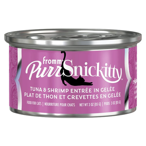 FROMM PurrSnickitty CAT CAN Tuna & Shimp in Gelee 3oz