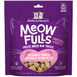 Stella&Chewys Cat Treats Meowfulls Whitefish & Salmon 1.5 oz