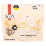 Primal Dog Treats Liver Laugh Love Simply Pork 1.5oz