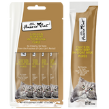Fussie Cat Treats Chicken & Beef in Goat Milk Puree 4/0.5oz