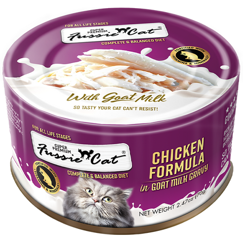 Fussie Cat Super Premium Chicken in Goat Milk 2.47oz