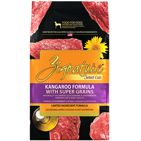 Zignature Dog Select Cuts Kangaroo