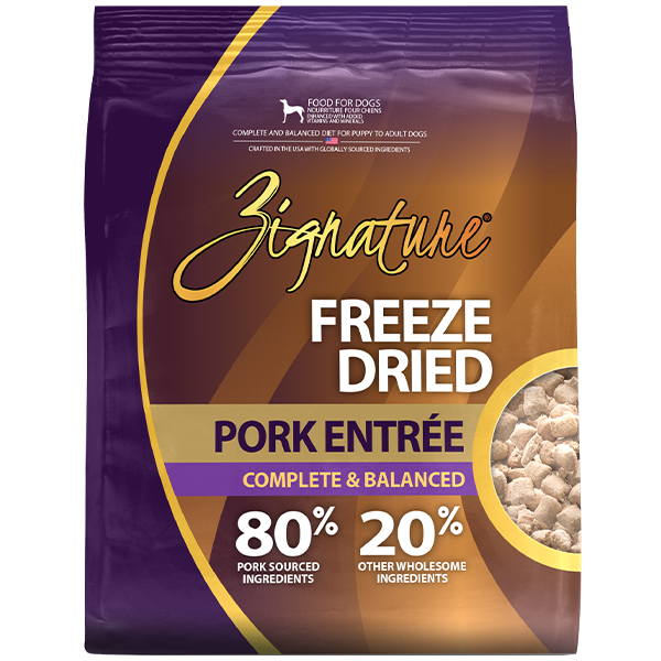 Zignature Dog Freeze Dried Pork Entree