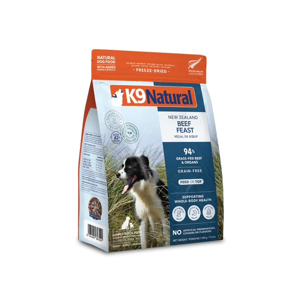 K9 NATURAL BEEF FREEZE-DRIED RAW DOG FOOD