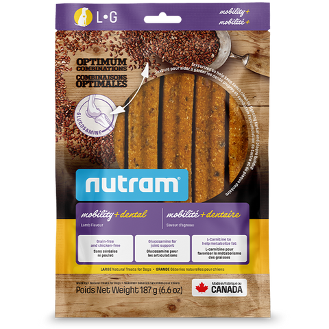 Nutram Dog OC Dental Chew Mobility+ Lamb