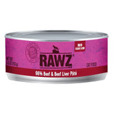RAWZ Cat 96% Beef and Beef Liver 5.5oz Pate
