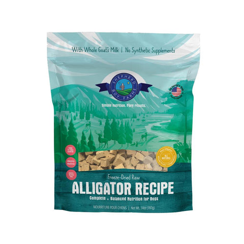 SHEPHERD BOY FARMS Freeze Dried Alligator Diet 396g