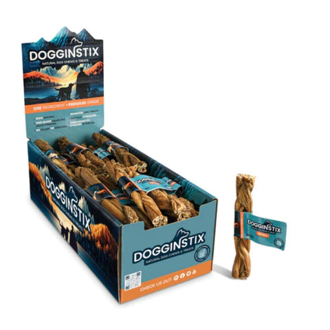 DOGGINSTIX Braided Beef Tripe 6" 30ct
