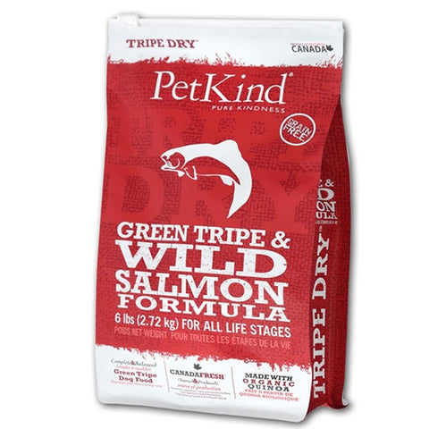 PETKIND Dog Tripe and Wild Salmon Formula