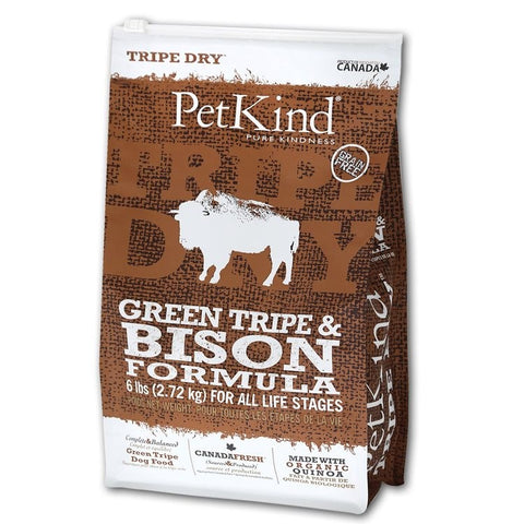 PETKIND Dog Tripe and Bison Formula