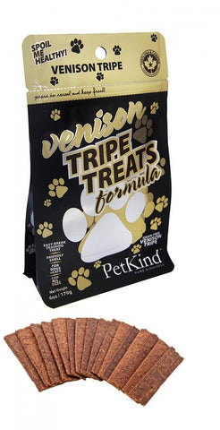 PETKIND Dog Venison TripeTreats 170g