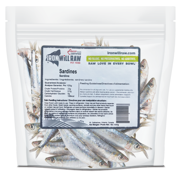 Iron Will Raw Dog/Cat Sardines 1 lb UPC