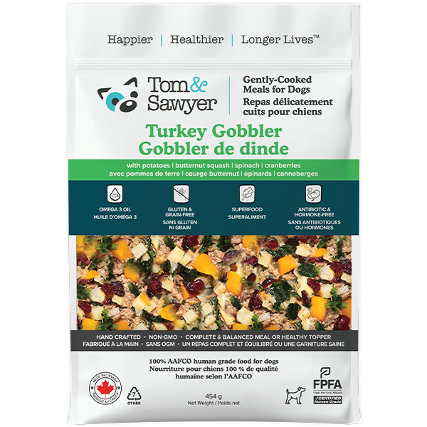 Tom&Sawyer Dog Gently Cooked Turkey Gobbler 454g