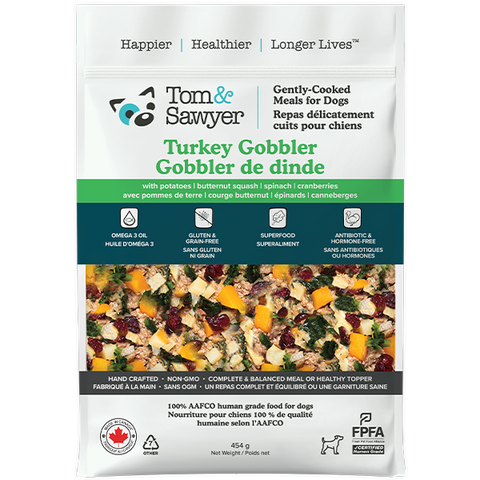 Tom&Sawyer Dog Gently Cooked Turkey Gobbler 454g