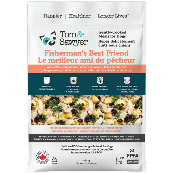 Tom&Sawyer Dog Gently Cooked Fisherman's Best Friend 454g