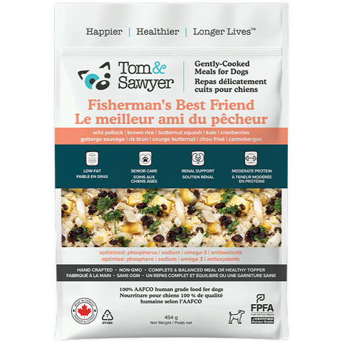 Tom&Sawyer Dog Gently Cooked Fisherman's Best Friend 454g