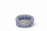 BUDZ Round Cuddler Deluxe BLUE Small 17.5"x15.5"