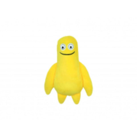 BUDZ Plush Dog Toy Monster SMILING BOB YELLOW 8"