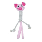 BUDZ Dog Toy Plush - Pig with Cotton Long Neck 17"