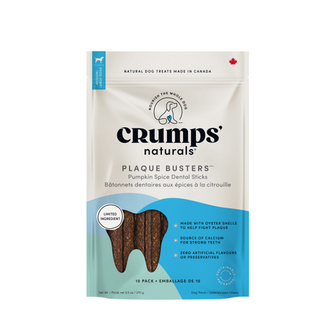 Crumps' Naturals Dog Plaque Busters Pumpkin Spice