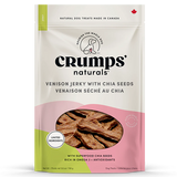 Crumps' Naturals Dog Venison Jerky with Chia Seeds 158g