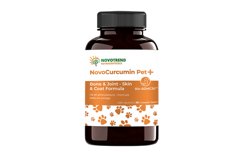 NovoCurcumin Pet + BioBDMC 90 Chewable Tablets