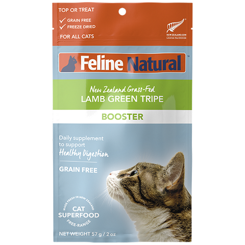 Feline Natural Cat FD Booster Lamb Green Tripe 2oz