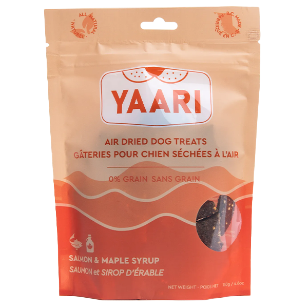 Yaari Dog Treats Air Dried Salmon & Maple Syrup 130g