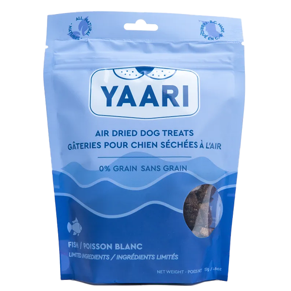 Yaari Dog Treats Air Dried Limited Ingredient Whitefish 130g