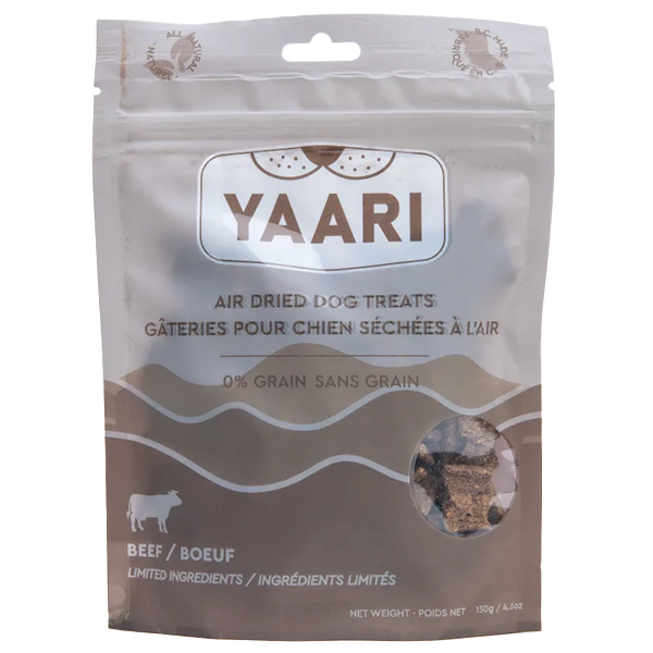 Yaari Dog Treats Air Dried Limited Ingredient Beef 130g