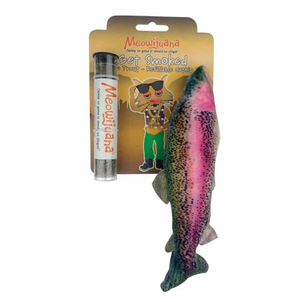 Meowijuana - Catnip - Toy - "Get Smoked" - Fish