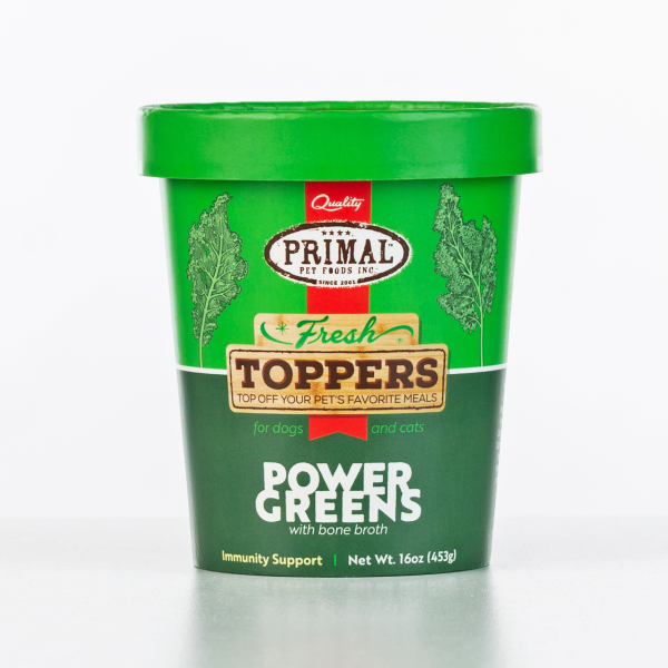 Primal Fresh Toppers Power Greens Frozen