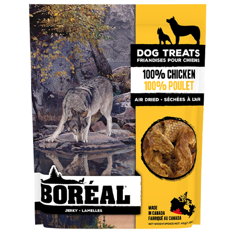 Boreal Dog Treats 100% Chicken Jerky 45g