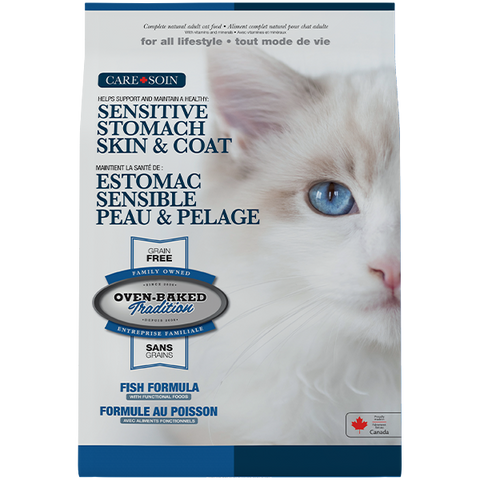Oven-Baked Tradition Cat Care Sensitive Smotach Skin & Coat Fish