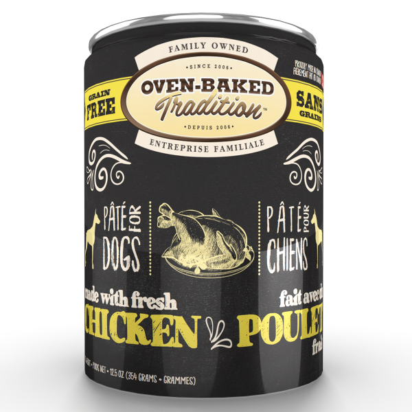 Oven-Baked Tradition Dog GF Adult Chicken Pate 12.5oz