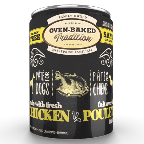 Oven-Baked Tradition Dog GF Adult Chicken Pate 12.5oz