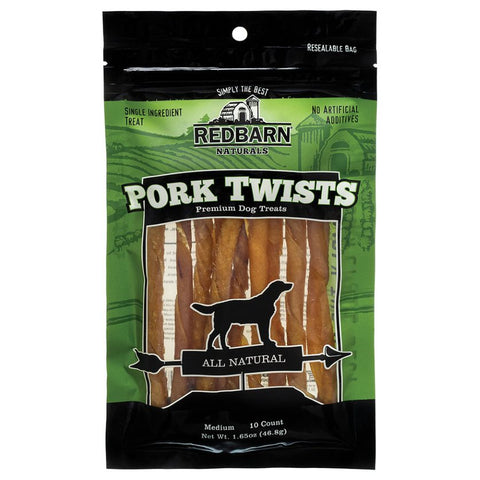 REDBARN Pork Skin Twist 10ct