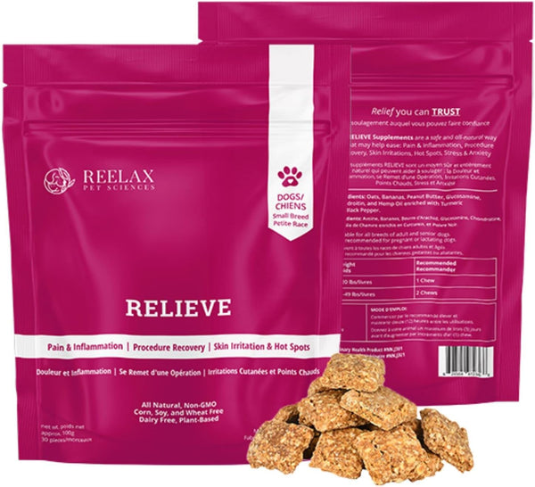 RELIEVE Pet Supplements, for DOGS/CANINES