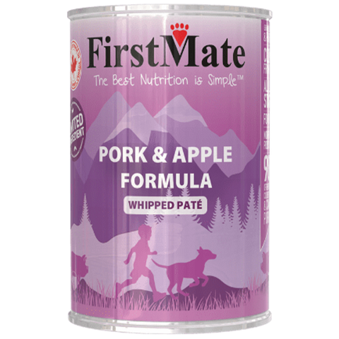 FIRSTMATE LID GF CAN: PORK & APPLE DOG