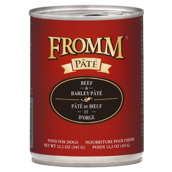 Fromm Dog Beef & Barley Pate 12/12.2 oz