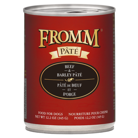 Fromm Dog Beef & Barley Pate 12/12.2 oz