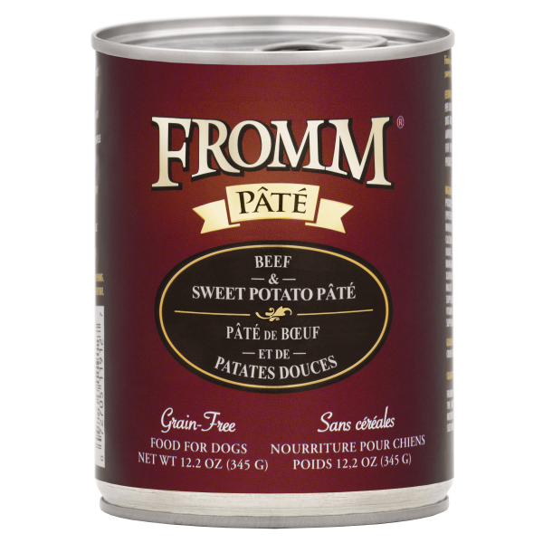 Fromm Dog GF Beef & Sweet Potato Pate 12.2 oz