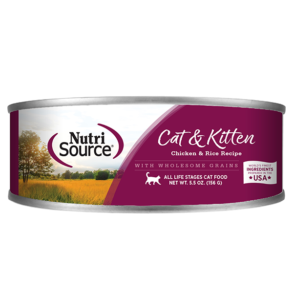 NutriSource Cat & Kitten Chicken & Rice 5.5oz