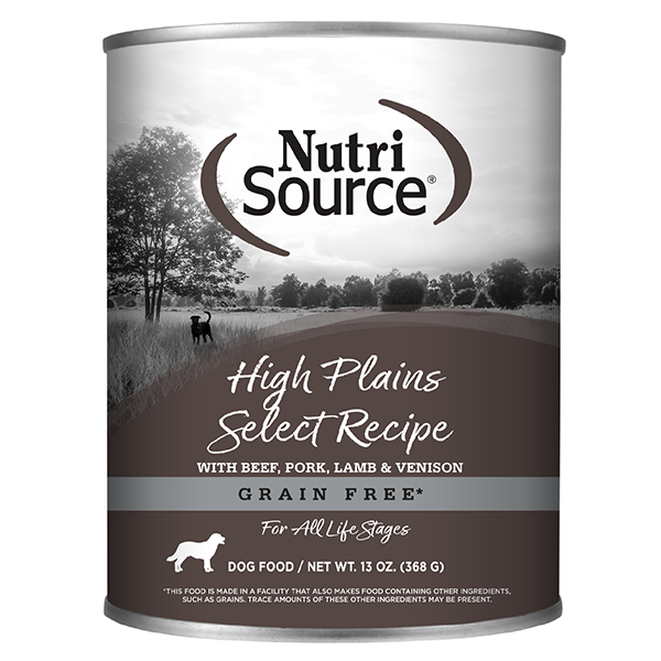 NutriSource Dog Grain Free High Plains Select 13oz