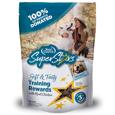 NutriSource Dog Treats SuperStars Chicken 110g