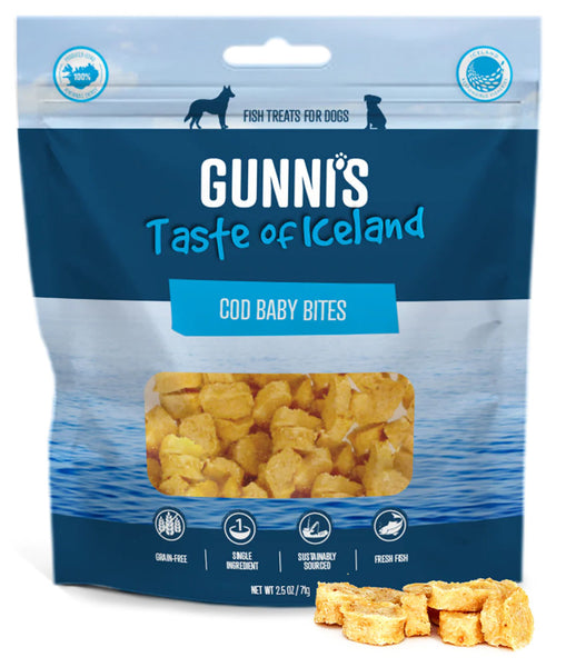 GUNNIS PET Cod Baby Bites 2.5oz