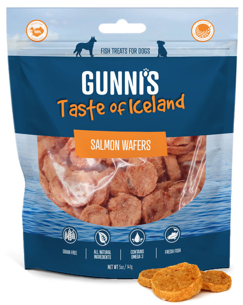 GUNNIS PET Salmon Wafers 5oz