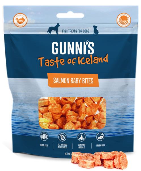 GUNNIS PET Salmon Baby Bites 2.5oz