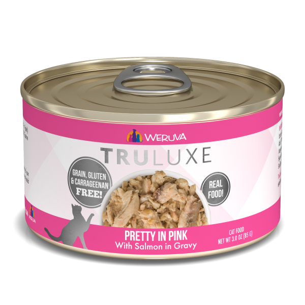 TruLuxe Cat Pretty in Pink with Salmon in Gravy 3 oz